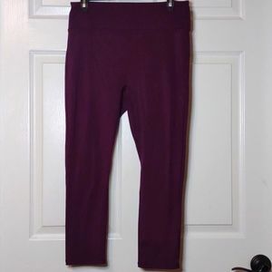Fabletics Motion365 eggplant leggings size large